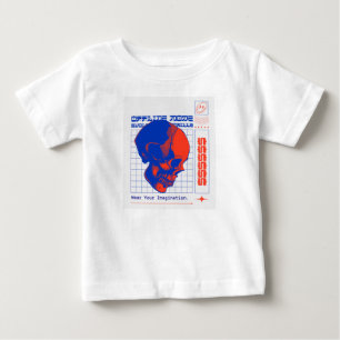 Strichcode im Offline-Modus - Minimal und ästhetis Baby T-shirt