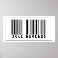 Strichcode Oraler Chirurg