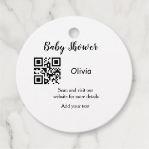 Strichcode QR Name det Geschenkanhänger