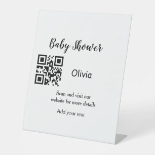 Strichcode QR Name det Sockelschild