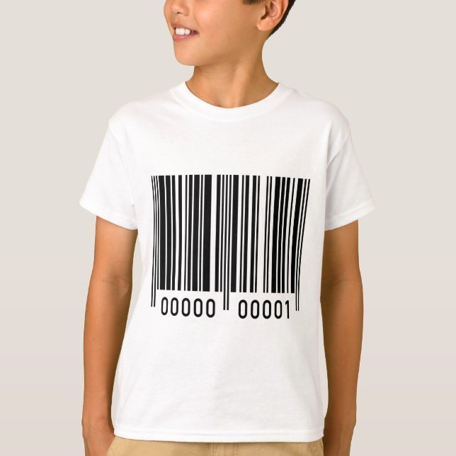 Strichcode T-Shirt (Vorderseite)