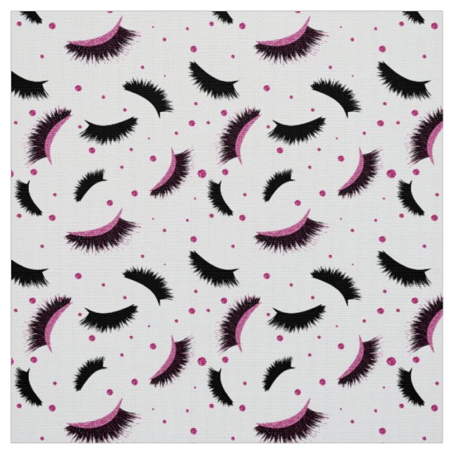 Striche mit rosa Glitzer Stoff (Muster)