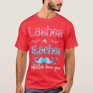 Striche oder Staches Godvater Lieben Sie Geschlech T-Shirt
