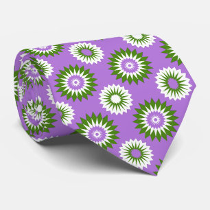 Strichflagge für Genderqueer / lila Blume Krawatte