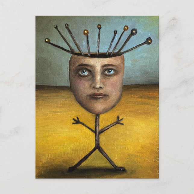 STRICHMÄNNCHEN 1 POSTKARTE (Vorderseite)