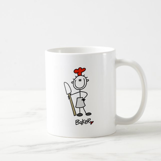 Strichmännchen Baker Kaffeetasse (Rechts)