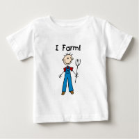 Strichmännchen-Bauers-T-Shirts und Geschenke
