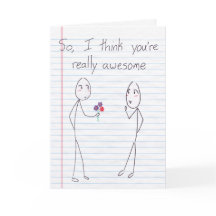 Strichmännchen Boy to Boy Valentine