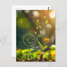 Strichmännchen der Weißen Linie, Postüberquerung