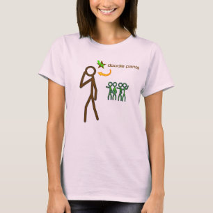 Strichmännchen Doodiepants T-Shirt