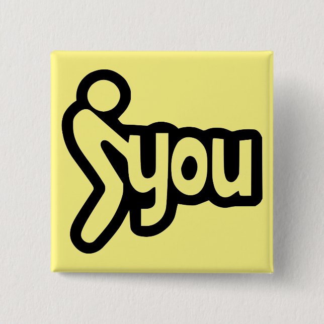 Strichmännchen-Fing-Screening Sie #USAPatriotGraph Button (Vorderseite)