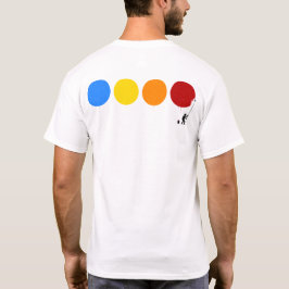 Strichmännchen für die Farbkreise von Funny Painti T-Shirt