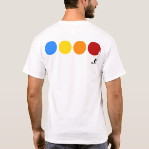 Strichmännchen für die Farbkreise von Funny Painti T-Shirt