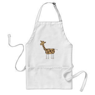 Strichmännchen-Giraffen-T-Shirts und Geschenke Schürze