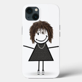 Strichmännchen Girl in Sneakers Case-Mate iPhone Hülle