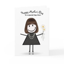 Strichmännchen Girl Mother's Day für Stepama