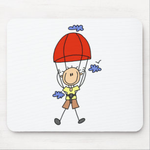 Strichmännchen-Himmel-Taucher Mousepads