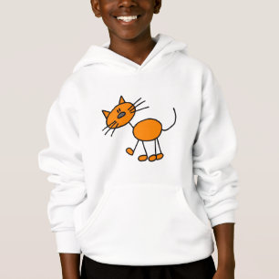 Strichmännchen-Katzen-T - Shirts und Geschenke