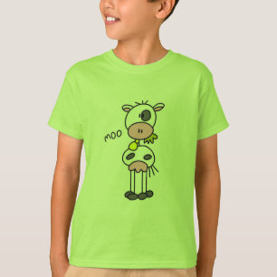 Strichmännchen-Kuh-T-Shirts und Geschenke T-Shirt