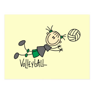 Volleyball Lustig Postkarten Zazzle Ch