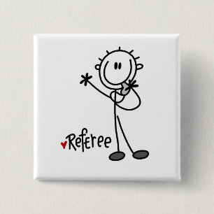 Strichmännchen-Referent-T - Shirts und Geschenke Button