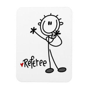 Strichmännchen-Referent-T - Shirts und Geschenke Magnet