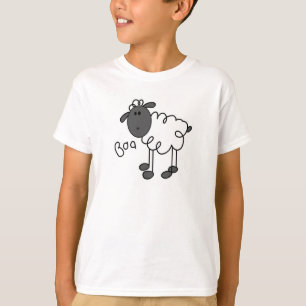 Strichmännchen-Schaf-T-Shirts und Geschenke T-Shirt