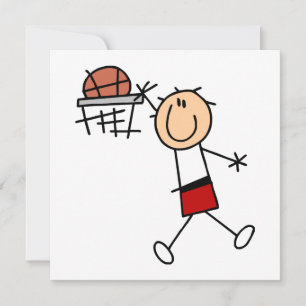 Strichmännchen Slam Dunk T - Shirt und Geschenke