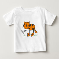 Strichmännchen Tiger T - Shirt und Geschenke
