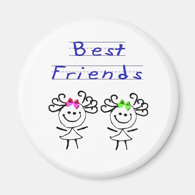 Strichmännchens beste Freunde Magnet (Vorne)