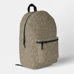 Strichtarn Regentropfen-Tarnmuster Regenmuster Tar Bedruckter Rucksack