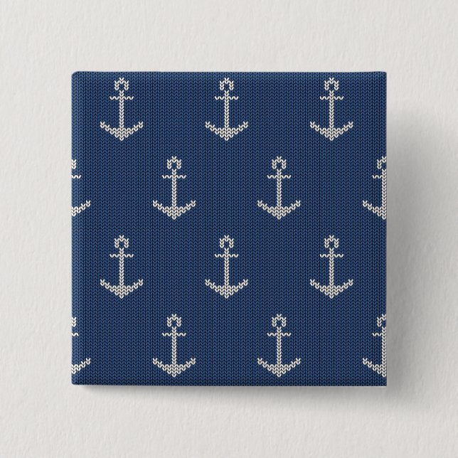 Strick-Anker Button (Vorderseite)