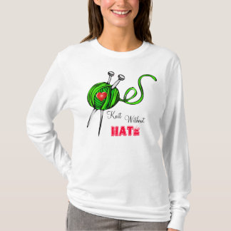 Strick außen Hass T-Shirt