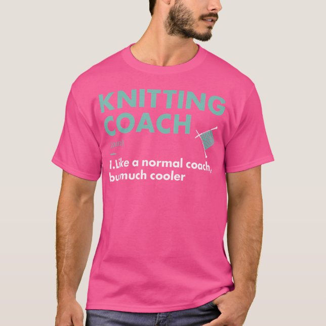 Strick-Coach-Definition Stricken T-Shirt (Vorderseite)