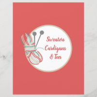 Strick der Red Divider-Page-Seite zeigt den Patter