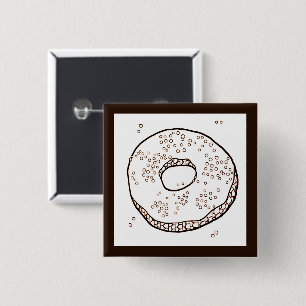 STRICK DONUT Square Button Button