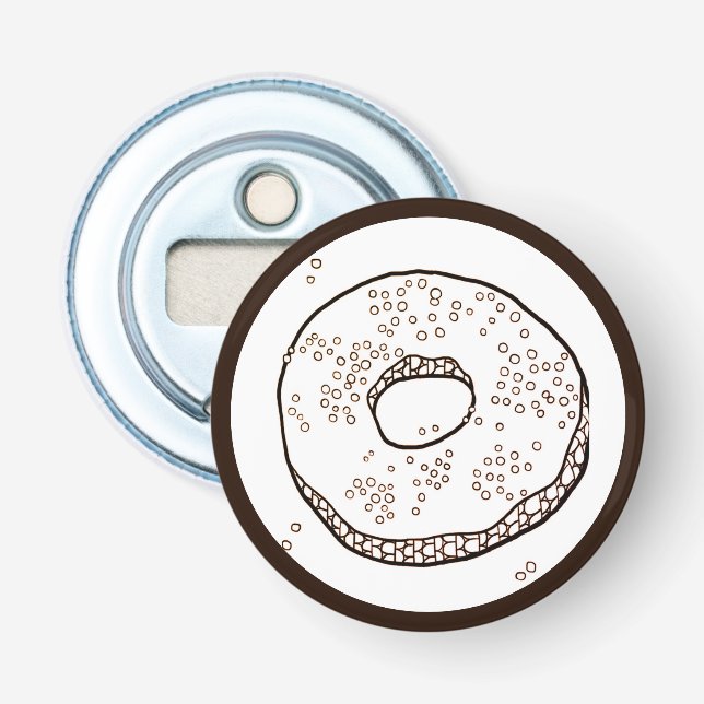 STRICK DONUT Taste Flaschenöffner (Vorderseite)