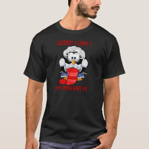 Strick in meinem Garn Frauen spielen Word Women La T-Shirt