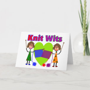 Strick Liebhaber Geschenke Karte