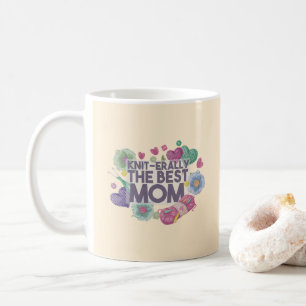 Strick wirklich die beste Mama Kaffeetasse