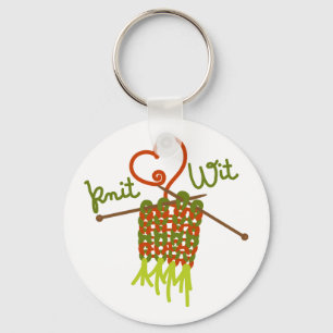 Strick Wit Schlüsselanhänger