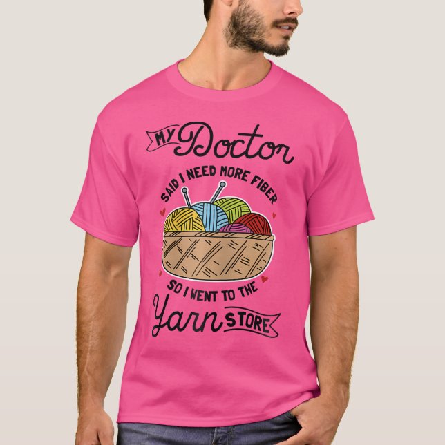 Strickdesign für eine Strickerin T-Shirt (Vorderseite)