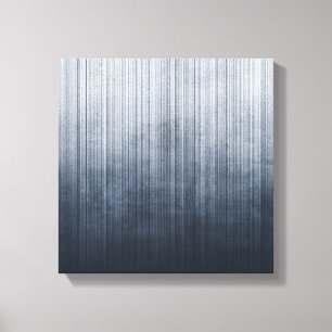 Strickeleganter Blue Gray Weiß rustikal abstrakt Leinwanddruck