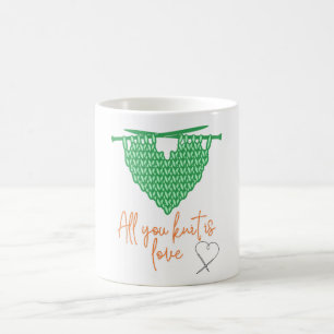 Stricken Liebe Muttertag Kaffeetasse
