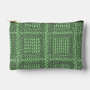STRICKEN LINKS SAGE Kleine Accessoiretasche Zubehörtasche