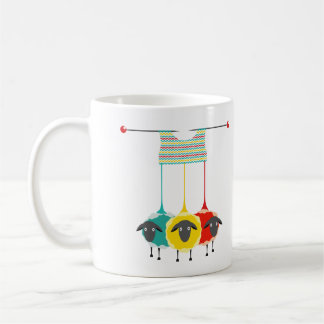 Stricken mit der Schaf-Tasse Kaffeetasse
