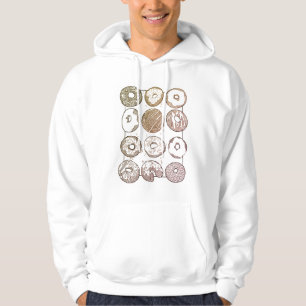 Stricken Sie ein Dutzend Donuts Herren Hoodie