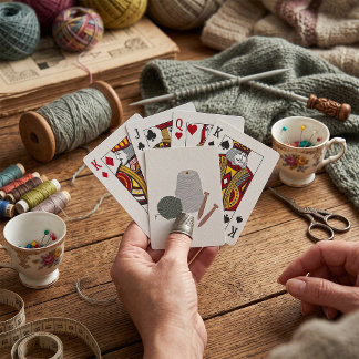 Stricken Spielkarten