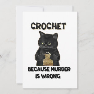 Stricken, weil Mord falsch ist Einladung