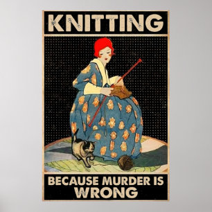 Stricken weil Mord falsch ist Poster